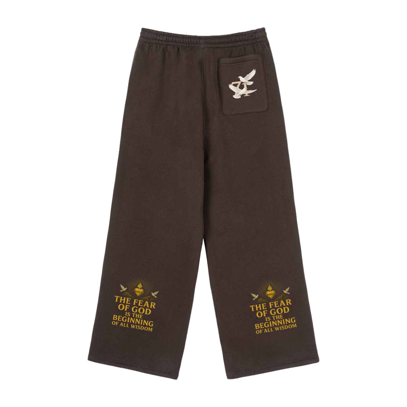 71 Fleece Drawstring Straight-Leg Sweatpants