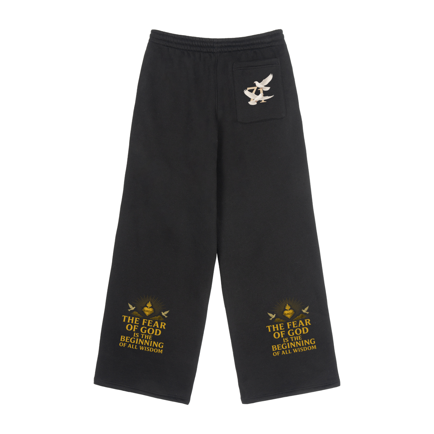 71 Fleece Drawstring Straight-Leg Sweatpants