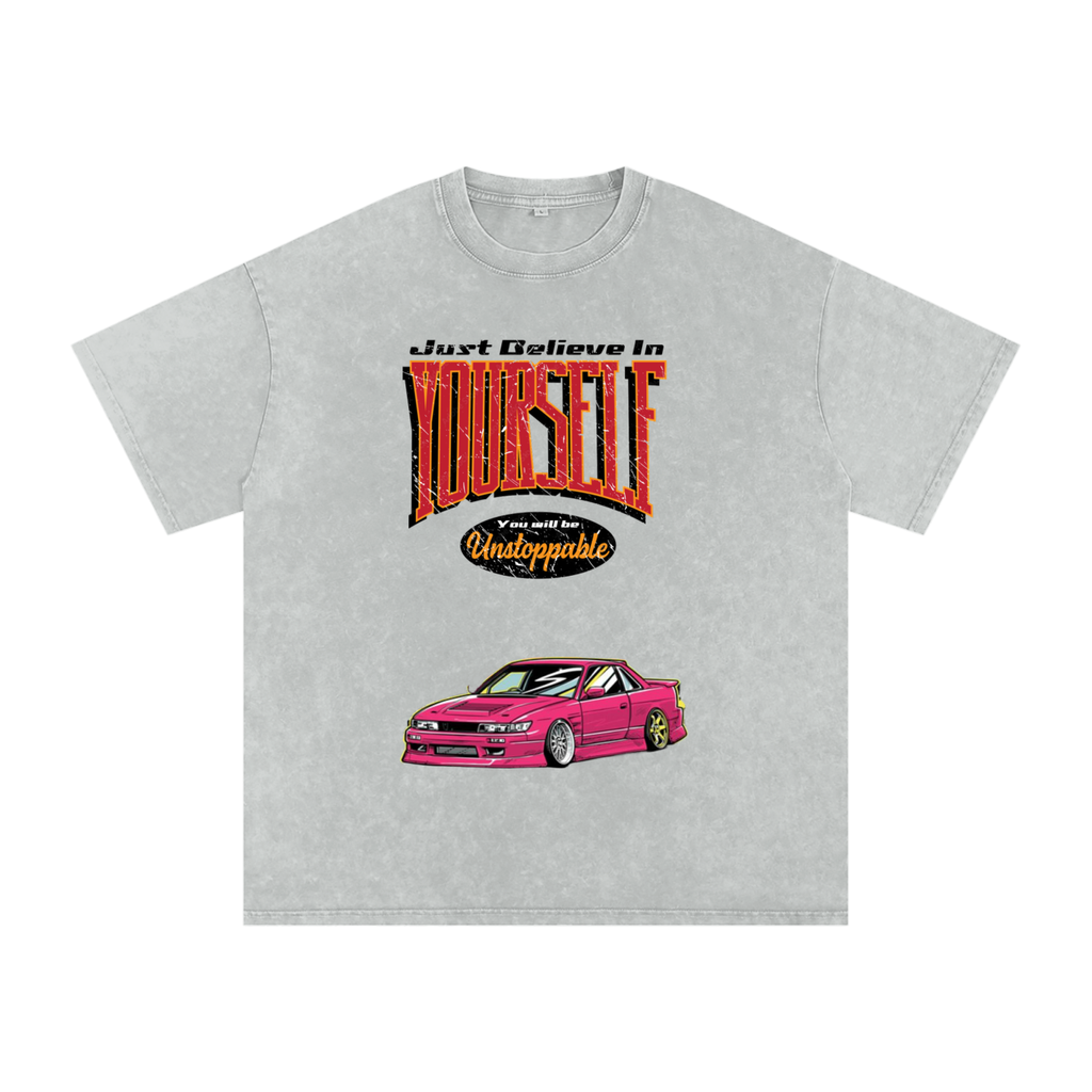 Acid Wash Oversize T-Shirt - 250 GSM