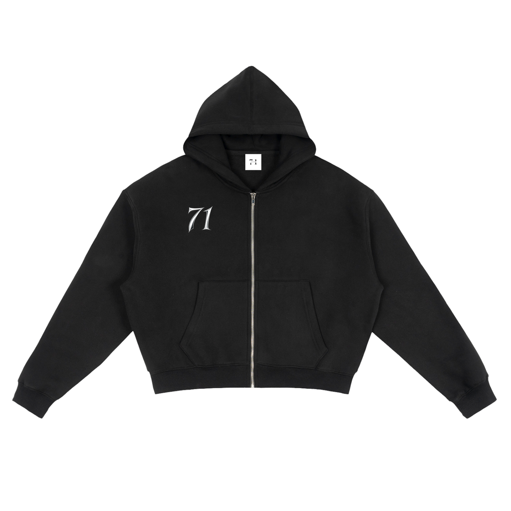 71 OG zip up Boxy Hoodie