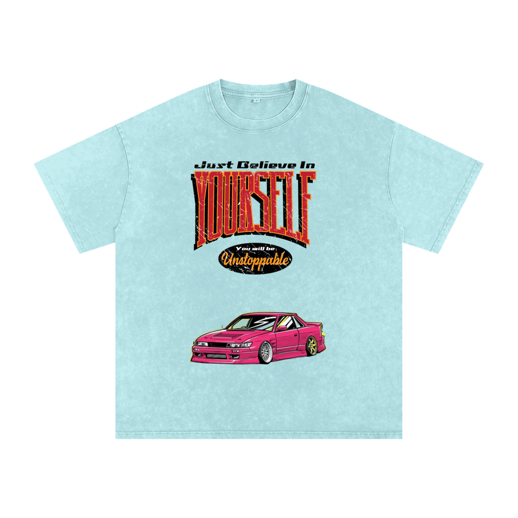 Acid Wash Oversize T-Shirt - 250 GSM