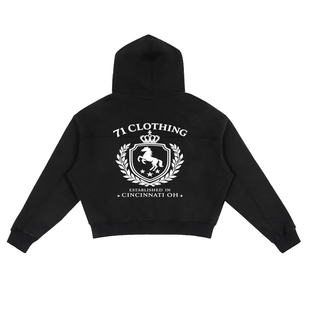 71 OG zip up Boxy Hoodie