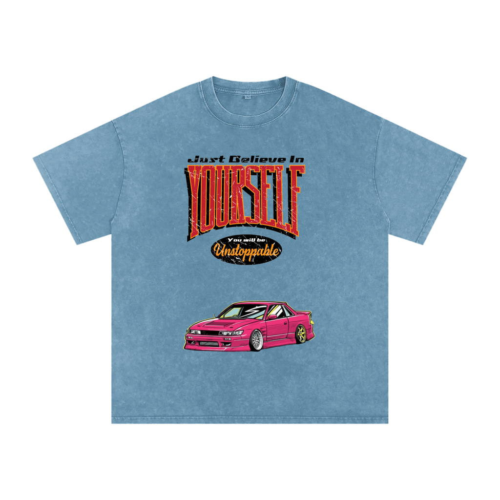 Acid Wash Oversize T-Shirt - 250 GSM