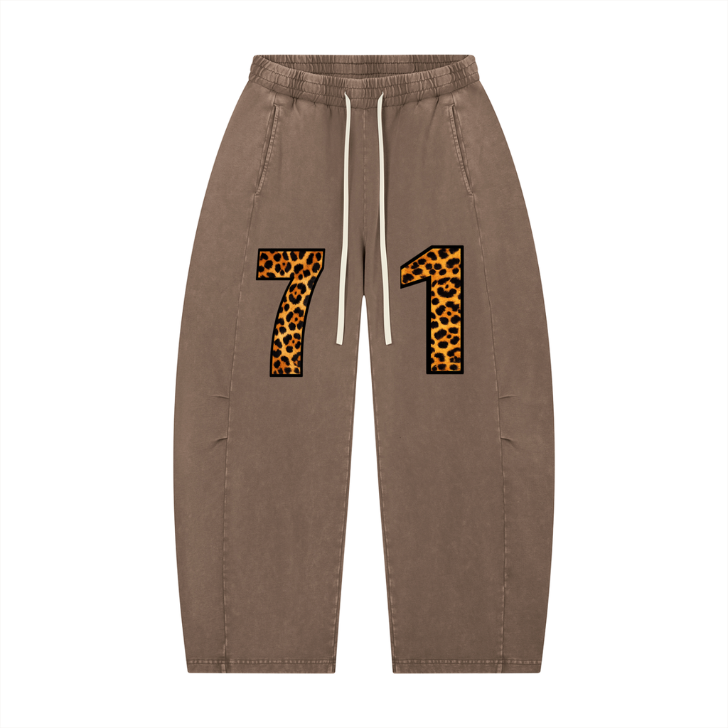 71 cheetah print sweatpants
