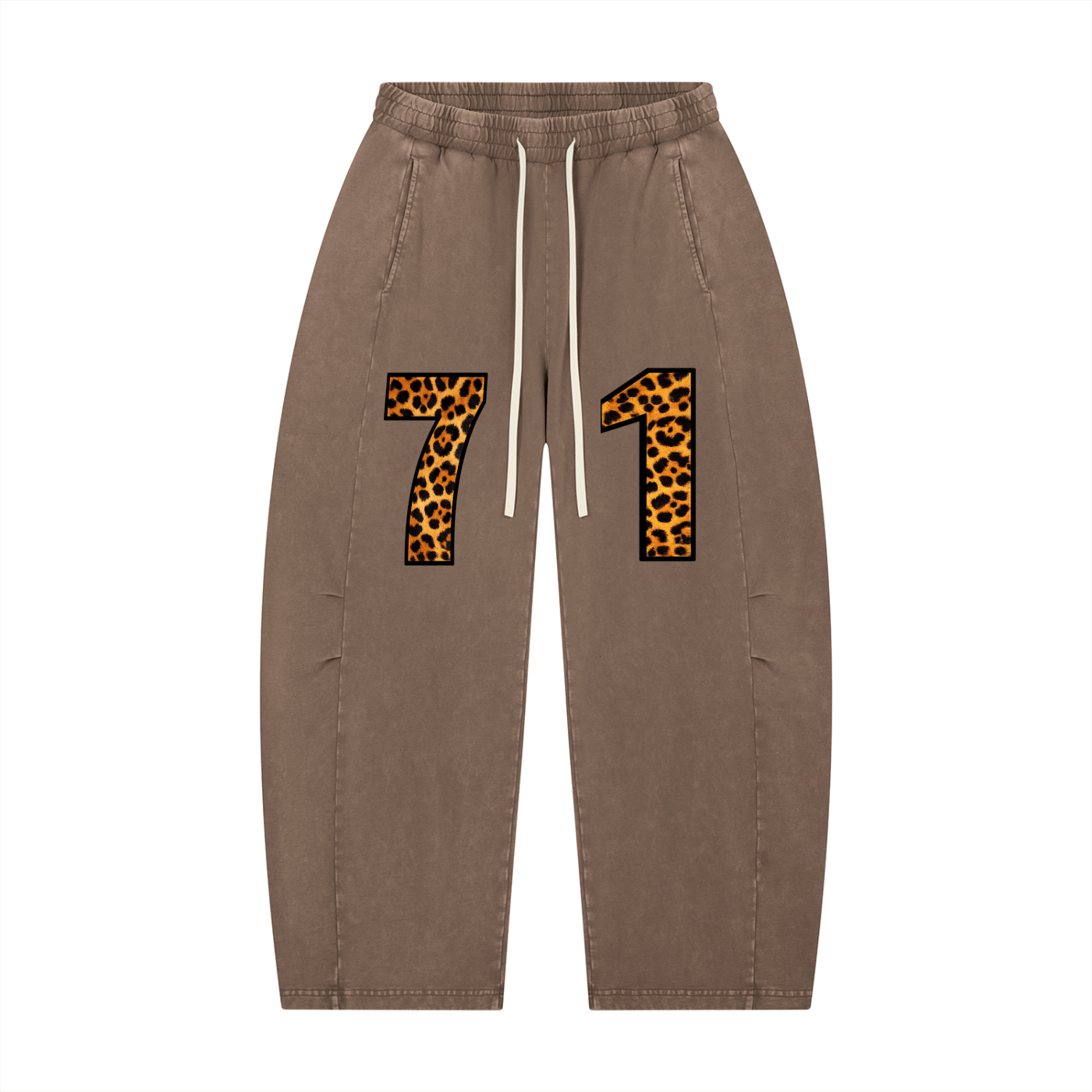 71 cheetah print sweatpants