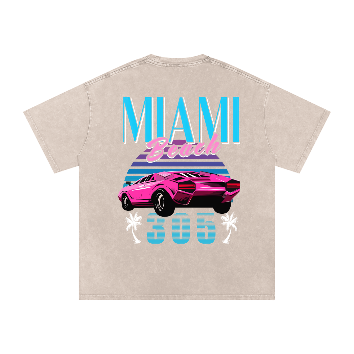 Acid Wash Oversize T-Shirt - 250 GSM