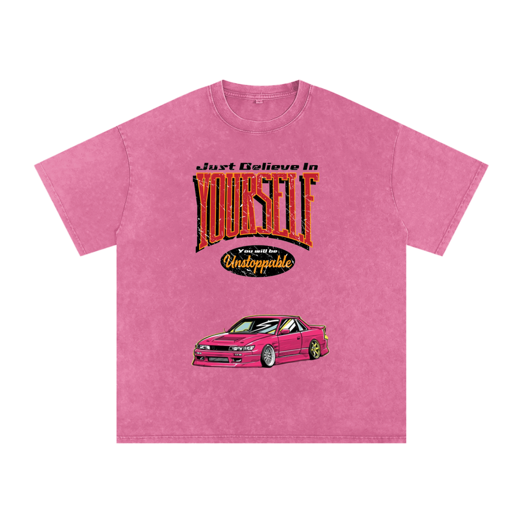 Acid Wash Oversize T-Shirt - 250 GSM