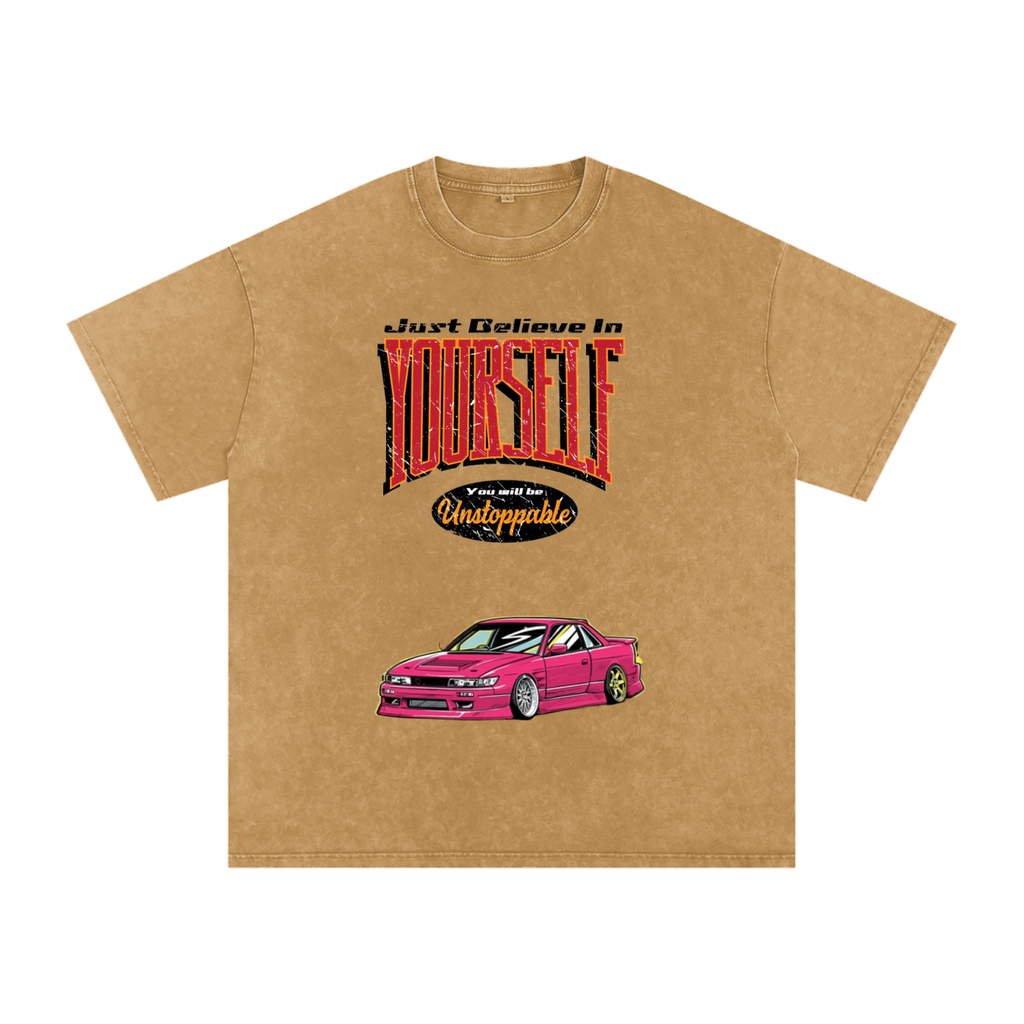Acid Wash Oversize T-Shirt - 250 GSM