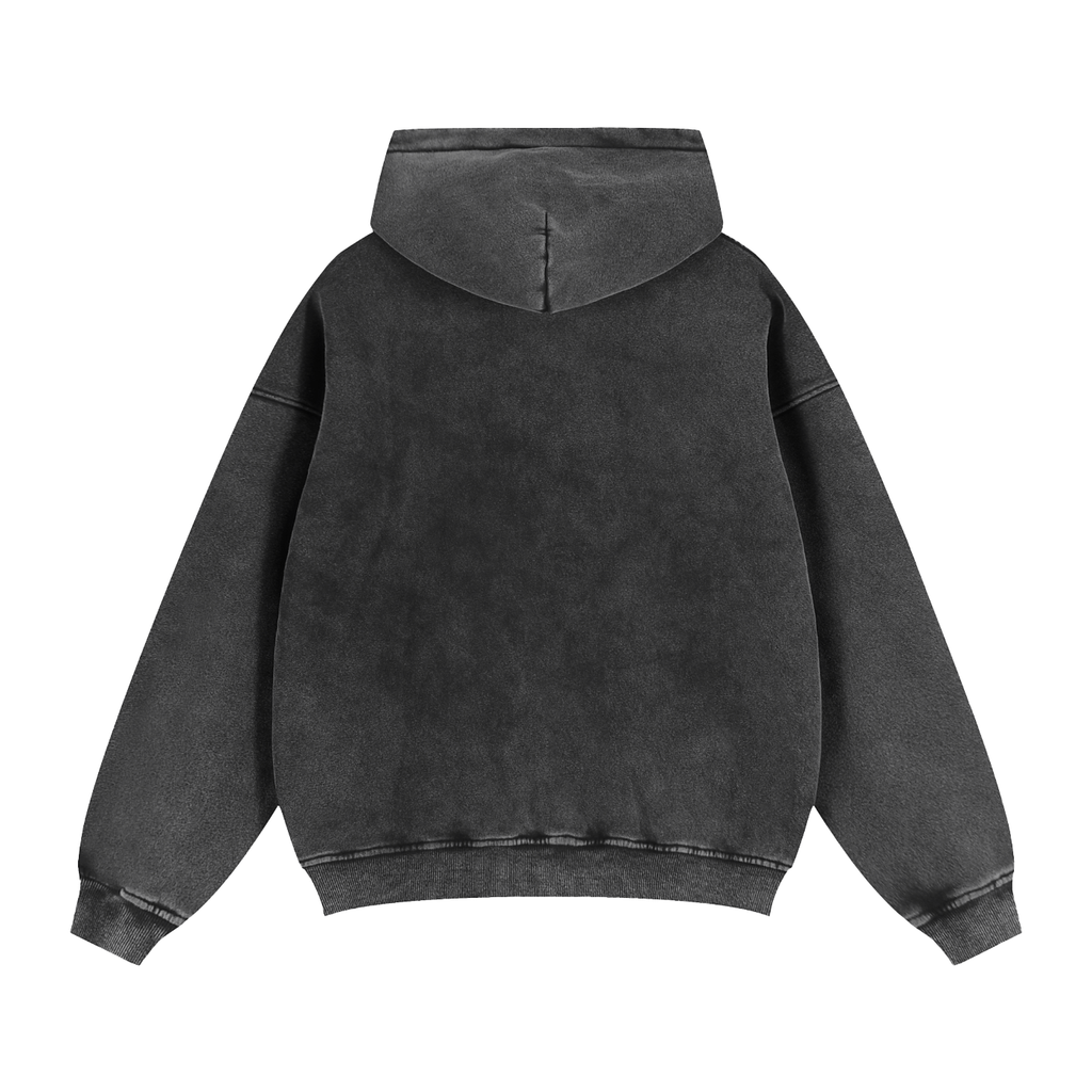 71 Zip-Through Boxy Fleece Hoodie