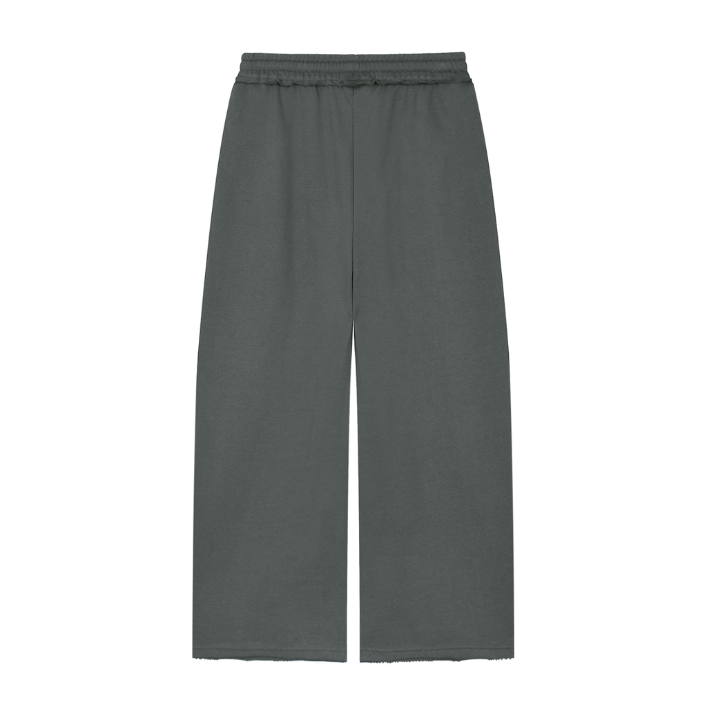 Women’s Wide Leg Raw Edge Sweatpants