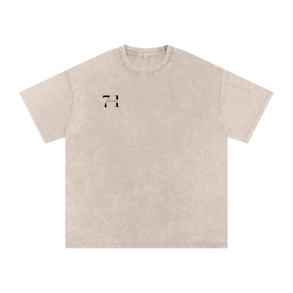 Acid Wash Oversize T-Shirt - 250 GSM
