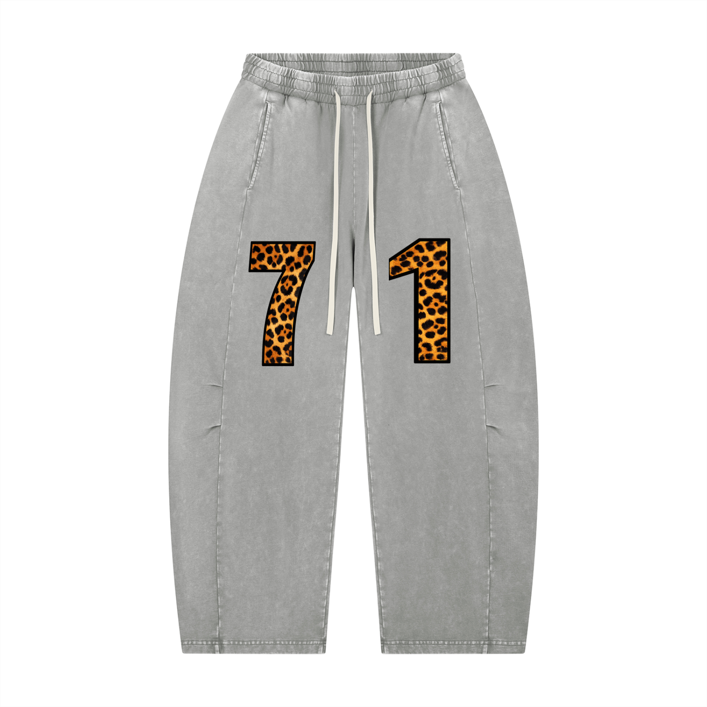 71 cheetah print sweatpants