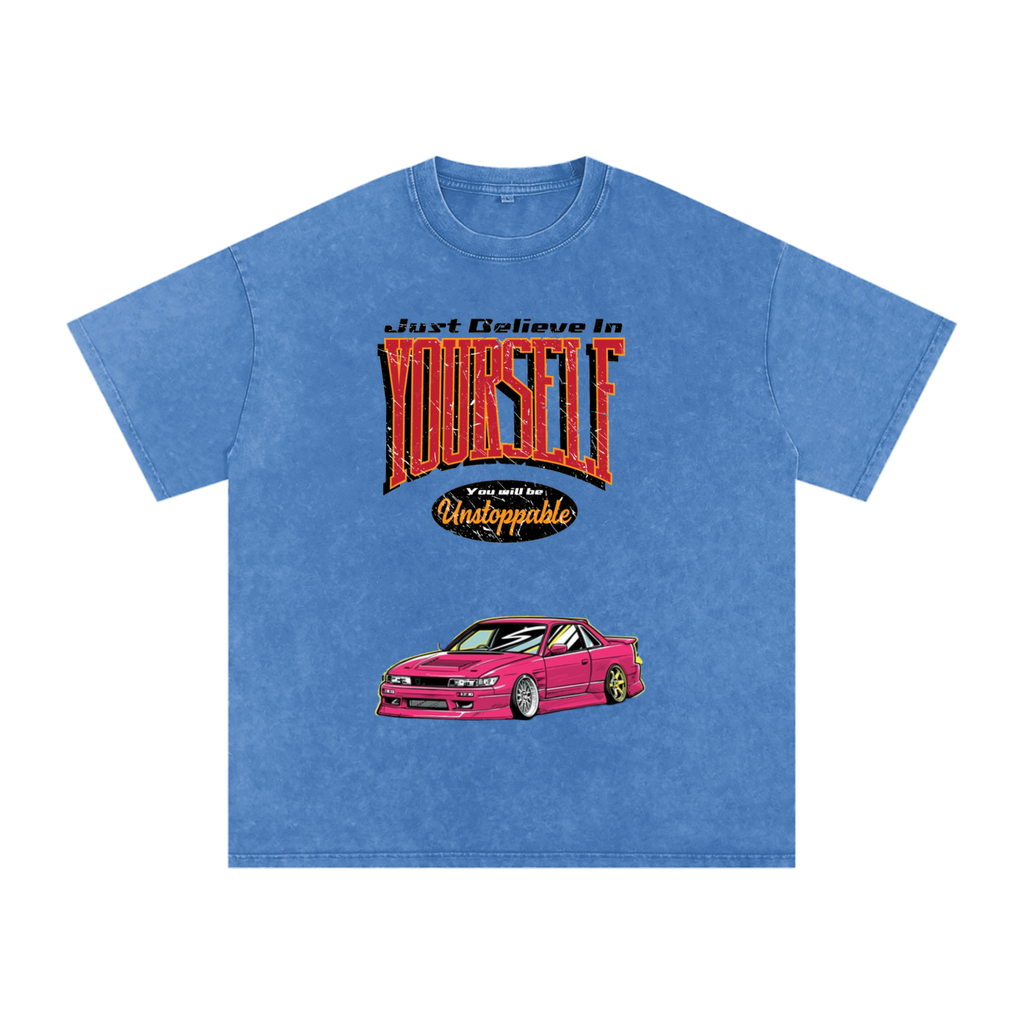 Acid Wash Oversize T-Shirt - 250 GSM