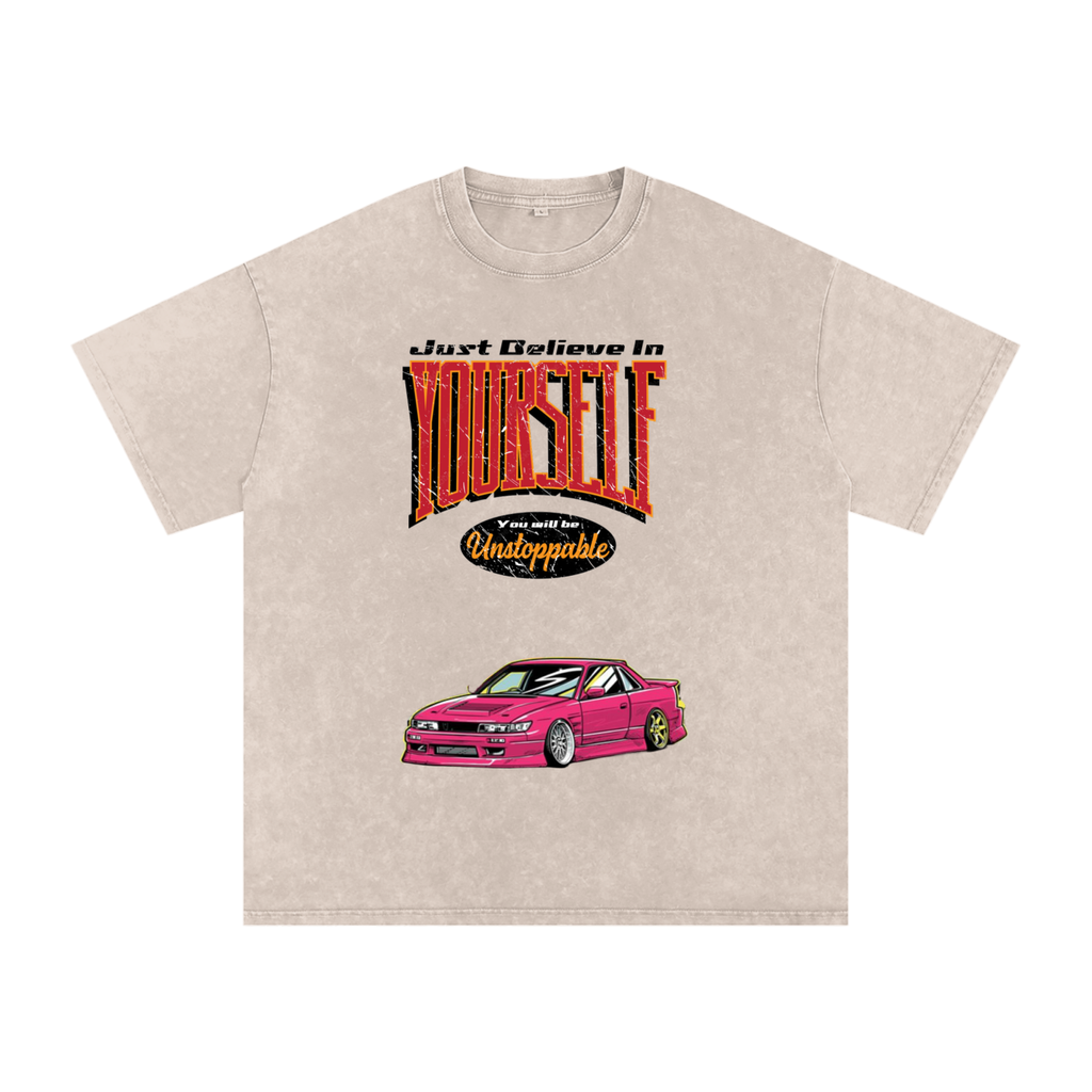 Acid Wash Oversize T-Shirt - 250 GSM