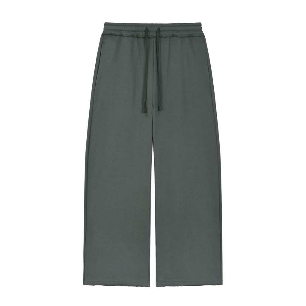 Women’s Wide Leg Raw Edge Sweatpants