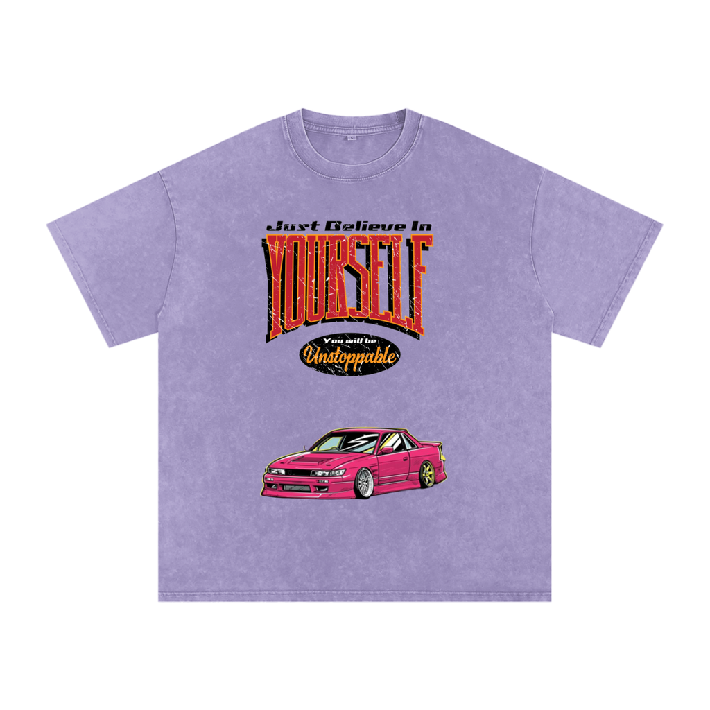 Acid Wash Oversize T-Shirt - 250 GSM
