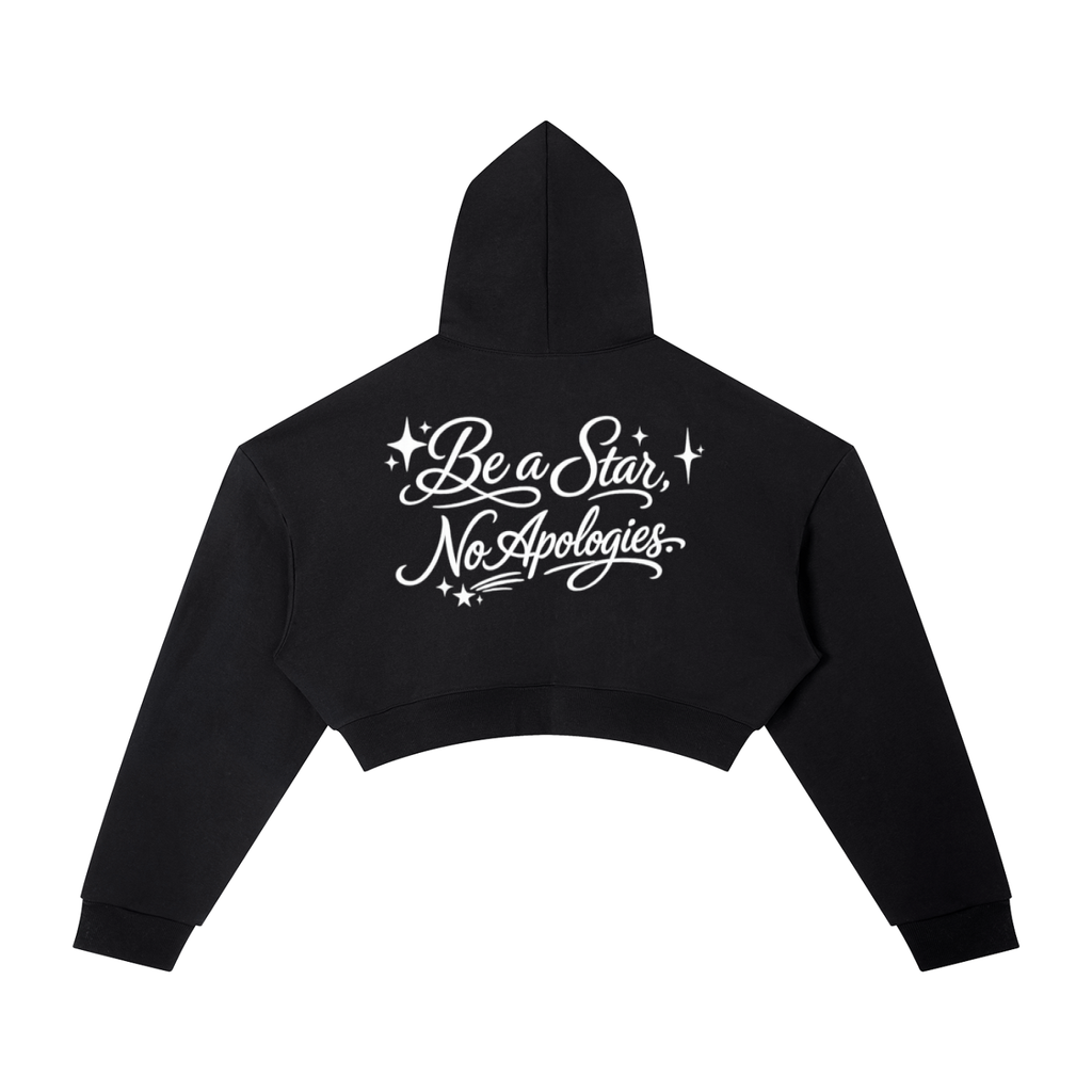 Womens Essential Cropped Hoodie