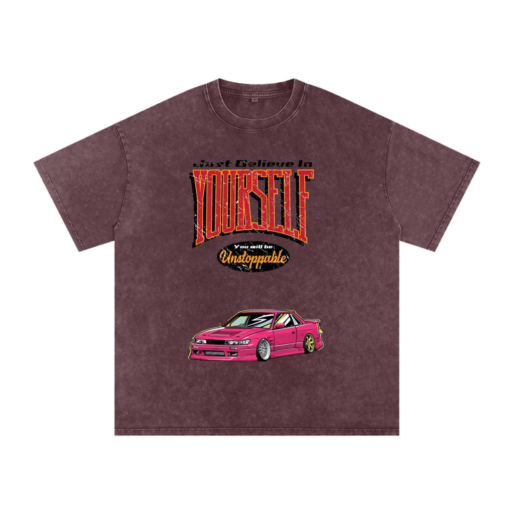 Acid Wash Oversize T-Shirt - 250 GSM