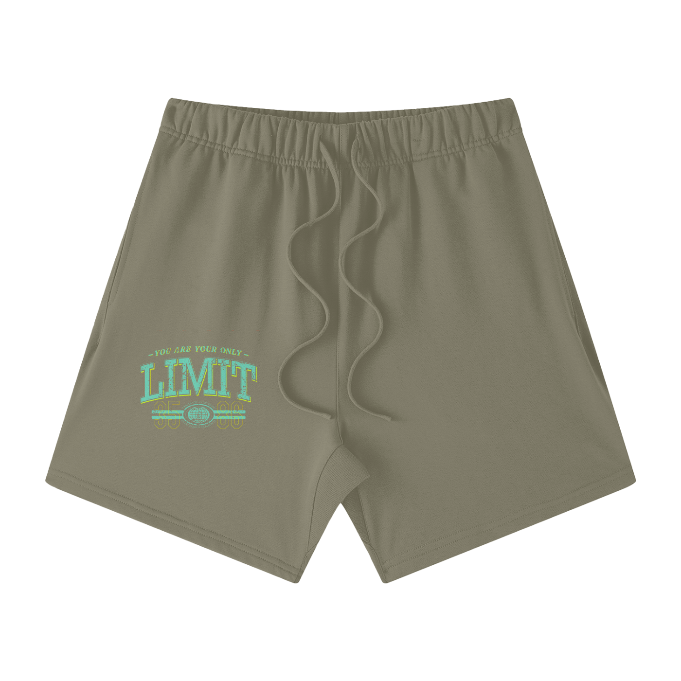 Streetwear Unisex Heavyweight Earth Tone Loose Fit FOG 100% Cotton Shorts