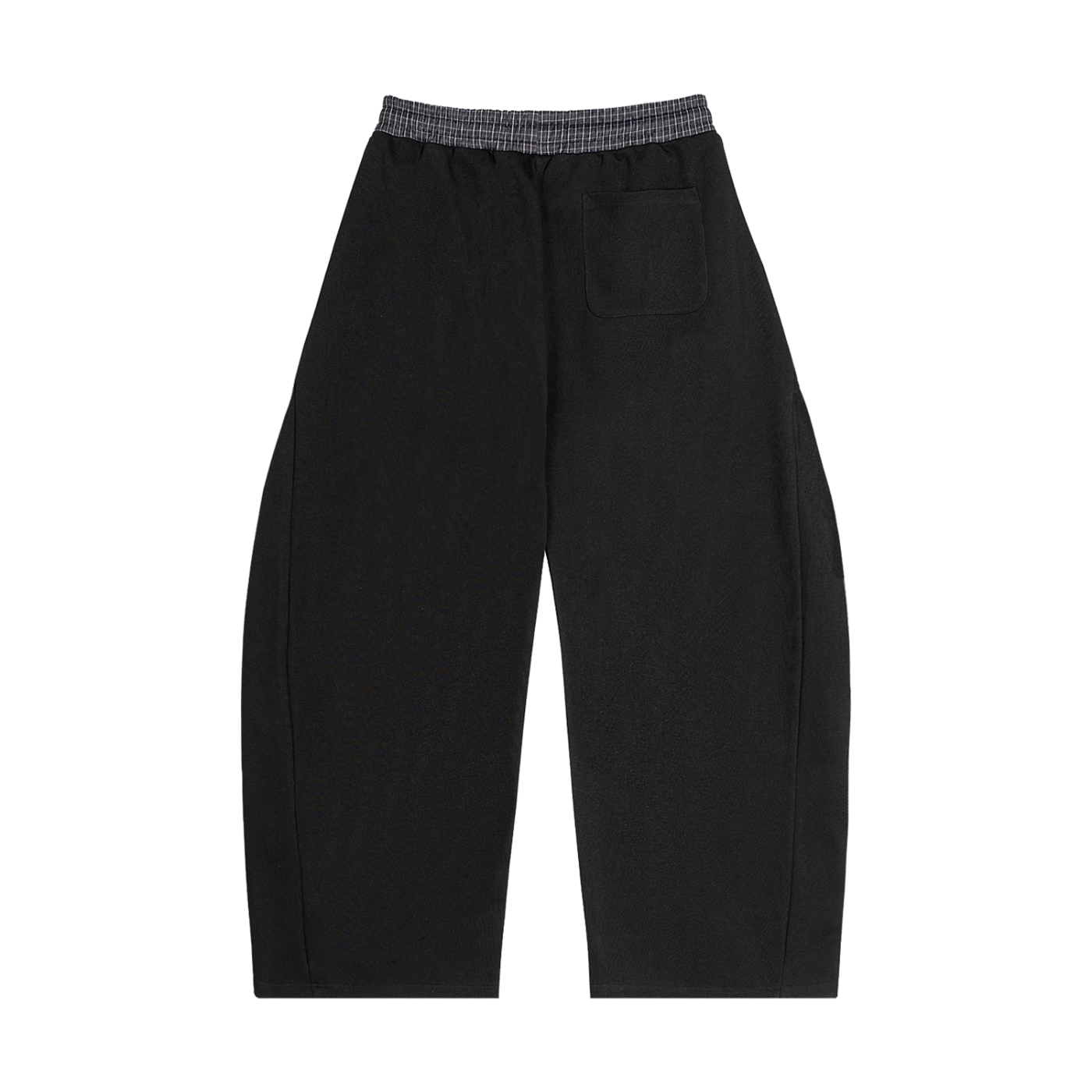 71 Plaid Waistband Barrel Sweatpants