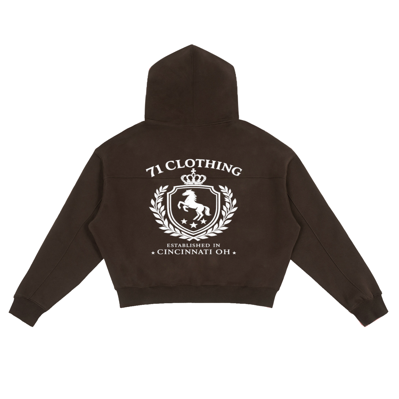 71 OG zip up Boxy Hoodie