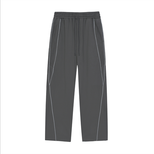 71  Striped Straight-Leg Sweatpants