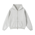 71 Zip Boxy Fleece Hoodie