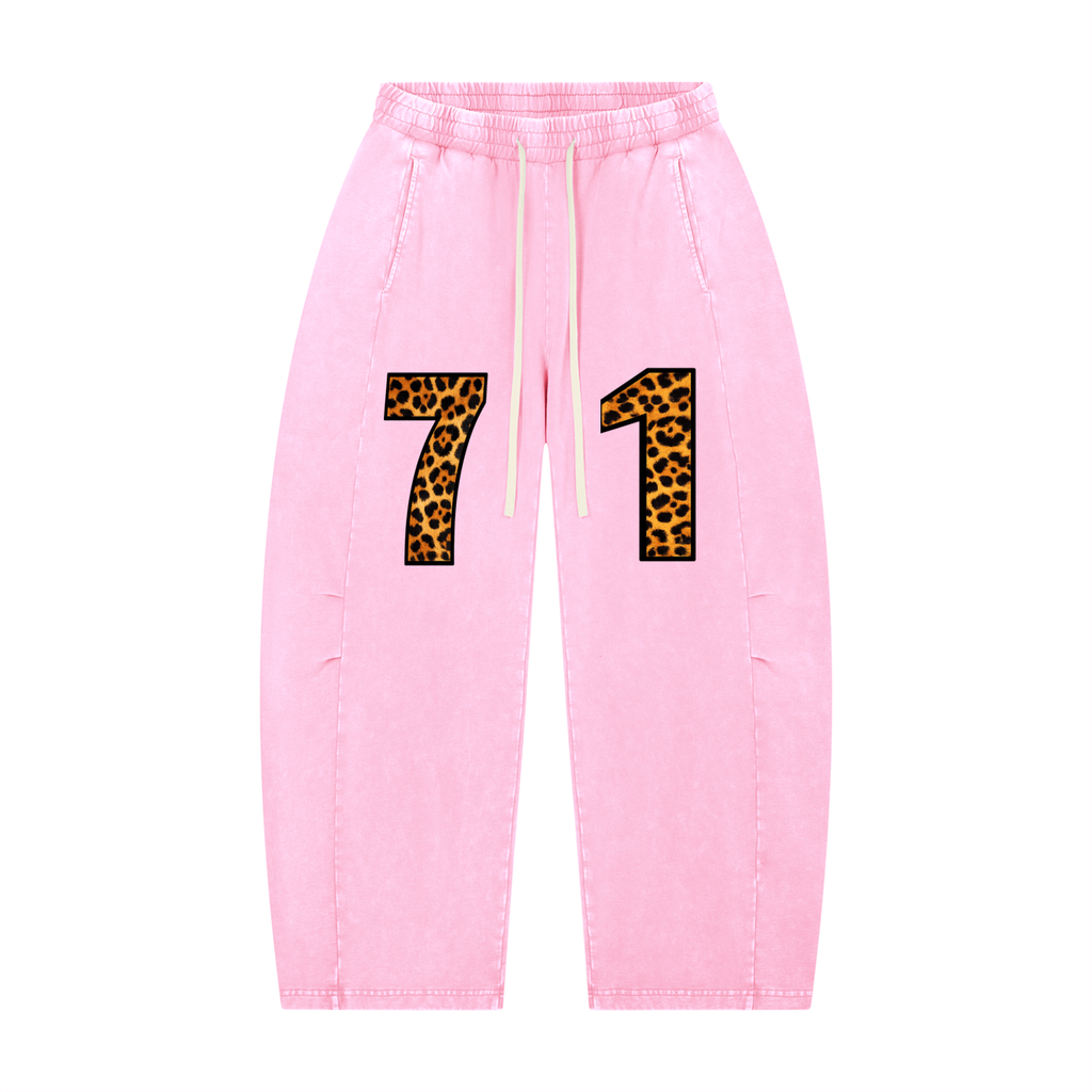 71 cheetah print sweatpants