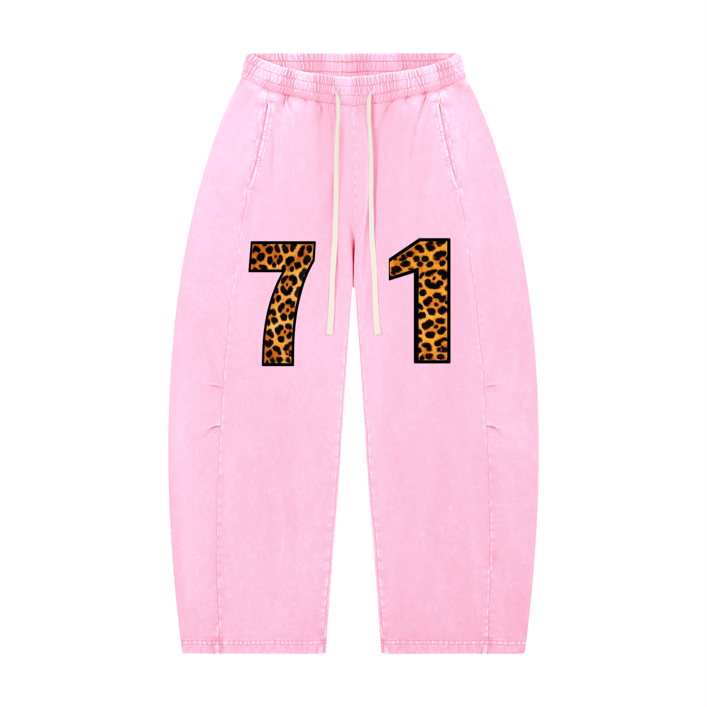 71 cheetah print sweatpants