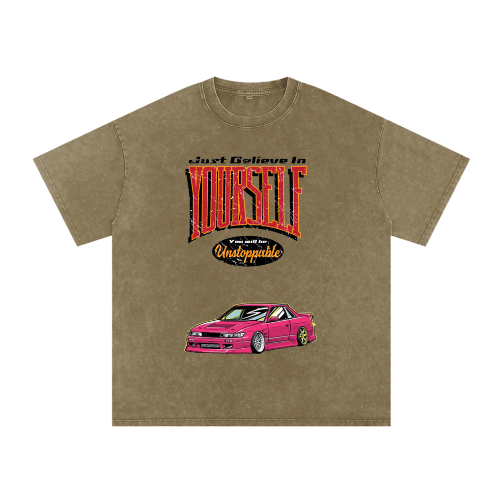Acid Wash Oversize T-Shirt - 250 GSM