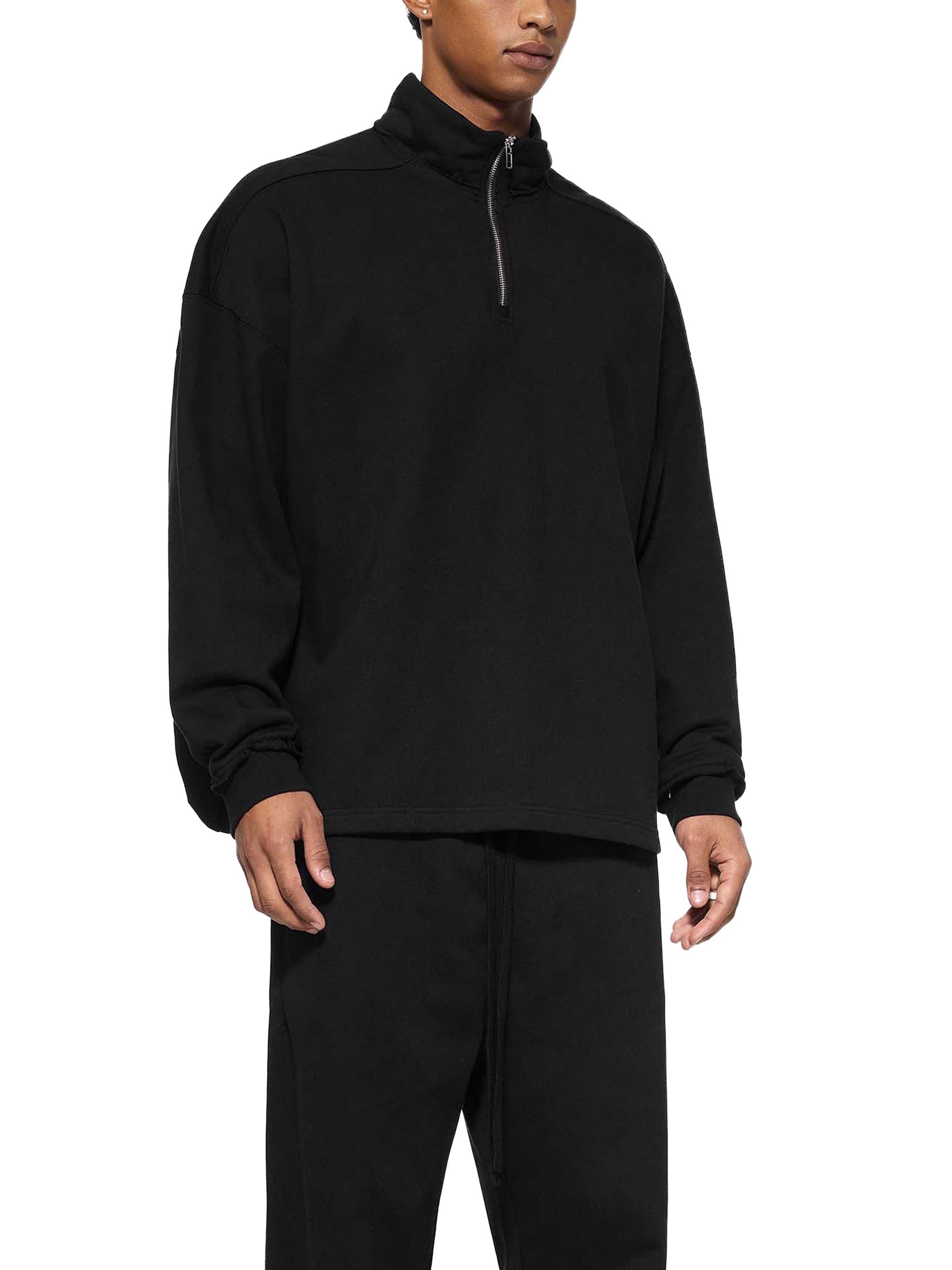 71 Quarter Zip Rolled Edge Fleece Sweatshirt