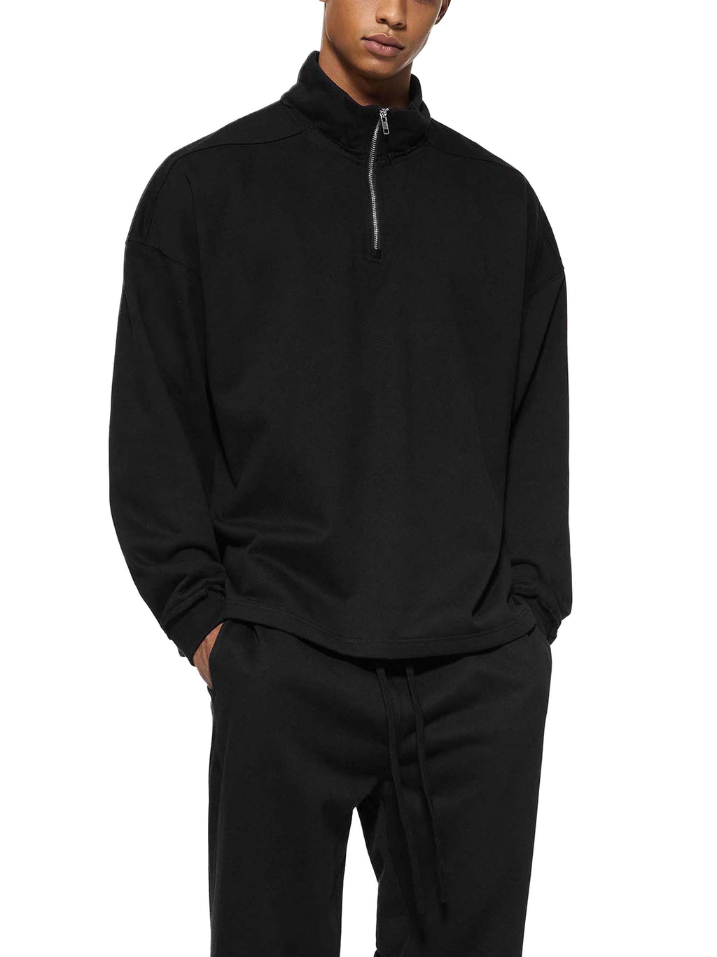 71 Quarter Zip Rolled Edge Fleece Sweatshirt