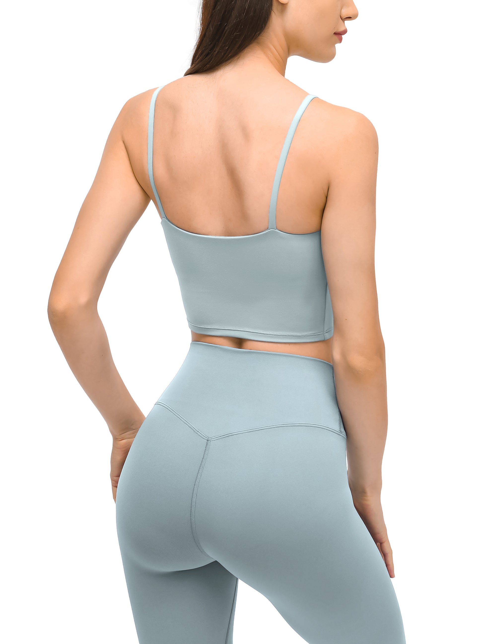 71 Spaghetti Strap Yoga Sports Bra