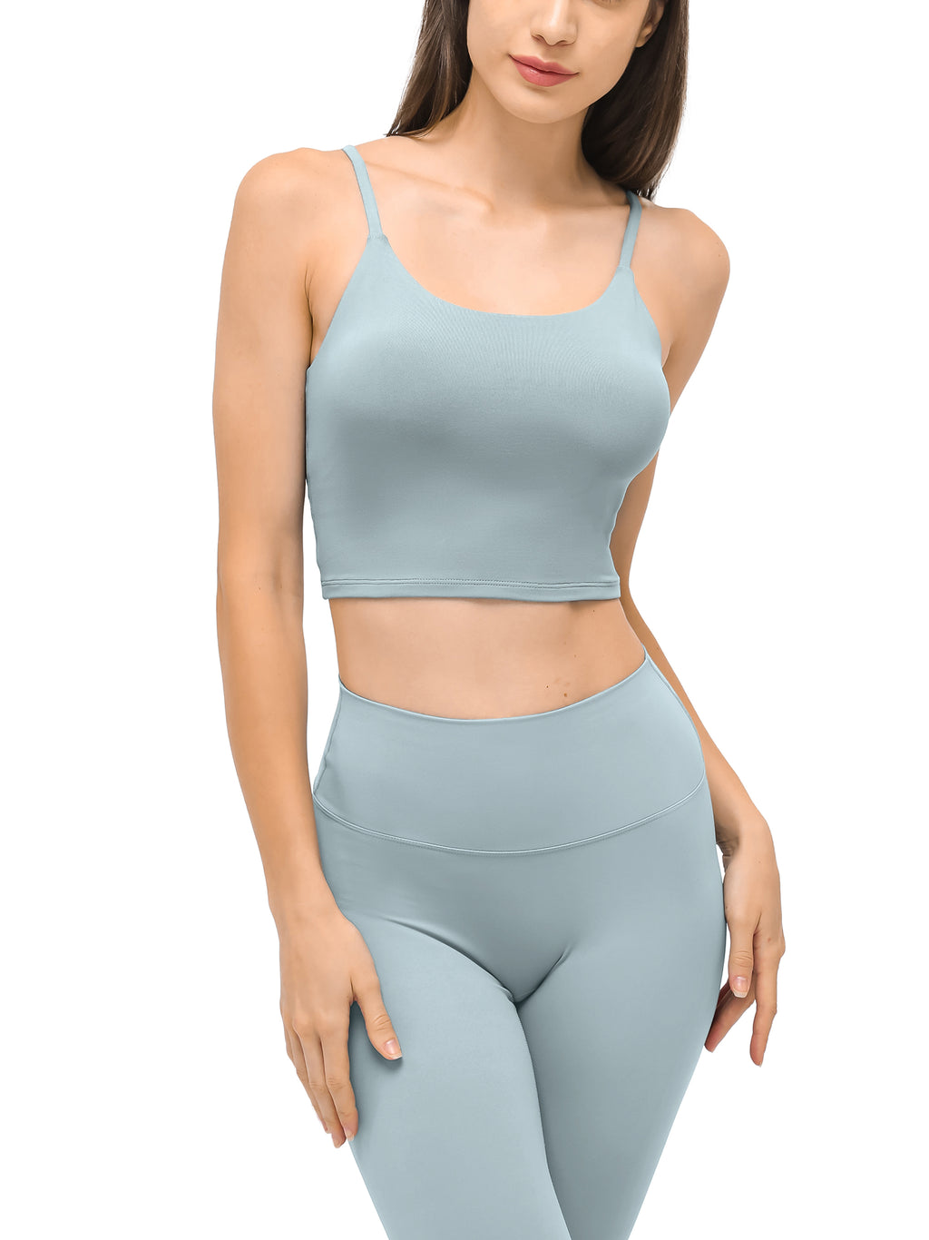 71 Spaghetti Strap Yoga Sports Bra