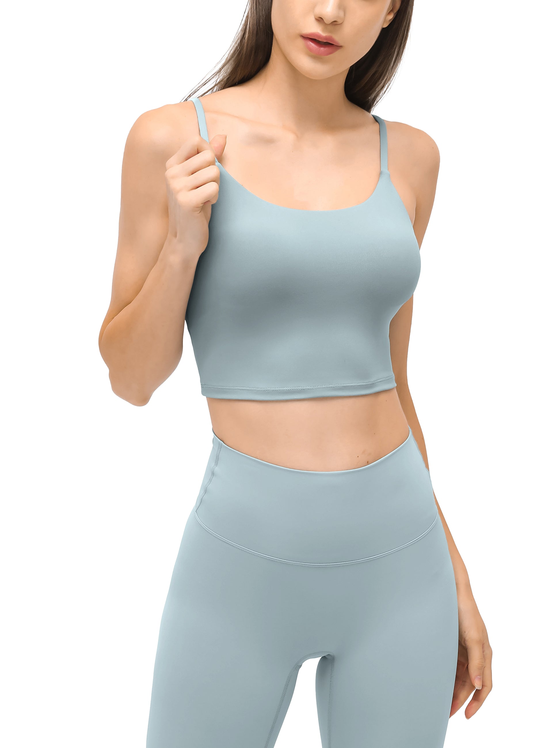 71 Spaghetti Strap Yoga Sports Bra